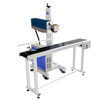 Fast Speed Non Metal Materials CO2 Fly Laser Marking Machine